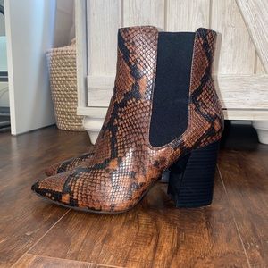 Call it Spring snake skin boots